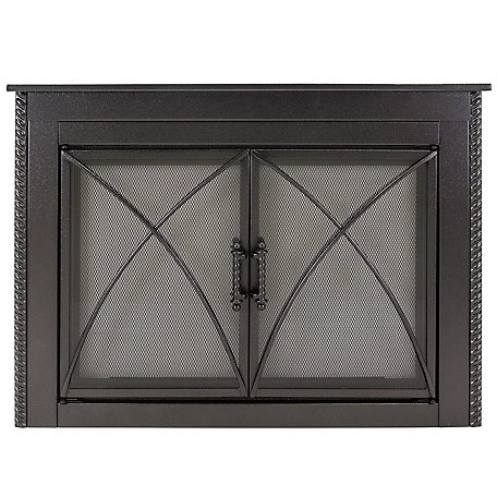 Pleasant Hearth Albus Collection Fireplace Glass Door