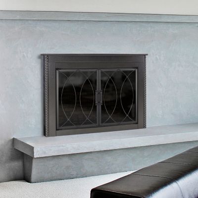 Image showing  Large Amherst Collection Fireplace Glass Door