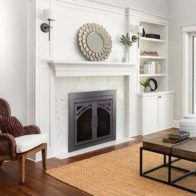 Image showing  Medium Axel Collection Fireplace Glass Door