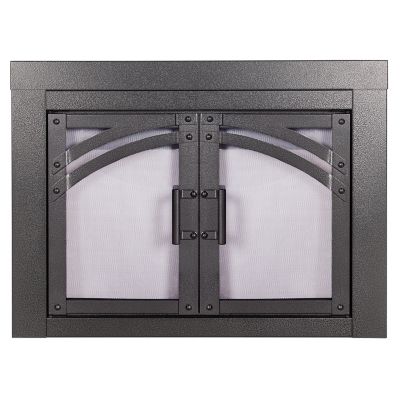 Pleasant Hearth Axel Collection Fireplace Glass Door, Large