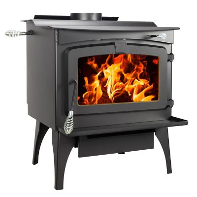 Pleasant Hearth 2,500 Sq. Ft. Wood Stove with Stainless Steel Ash Lip and Blower, WSL-2200-B New wood stove for new cabin in the woods