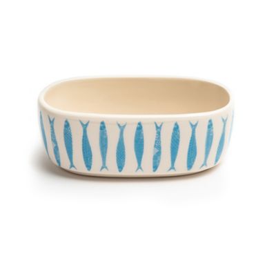 Park Life Designs Faro Oval-Shaped Dishwasher Safe Ceramic Cat Bowl, 2 Cups, 5.25 in., 1-Pack
