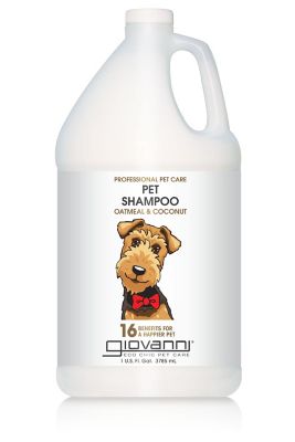 Giovanni Aloe Vera Professional Pet Shampoo, Oatmeal and Coconut, 128 oz.
