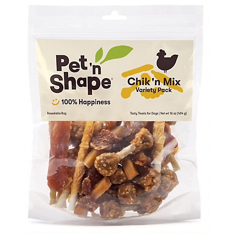 Pet 'n Shape Chicken Mix Variety Pack Dog Treats, 16 oz.