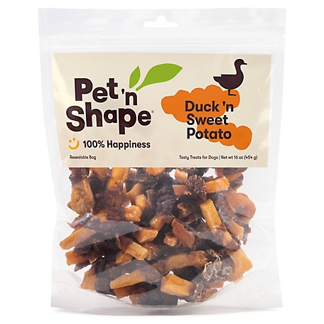 Pet 'n Shape Duck and Sweet Potato Dog Treats, 17 oz.