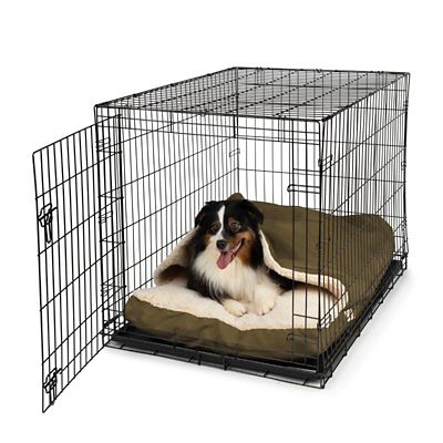 Image showing 1 th Snoozer Cozy Cave Poly Cotton Crate Cave Pet Bed