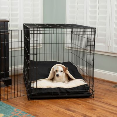 Image showing  Cozy Cave Luxury Micro Suede Crate Cave Pet Bed