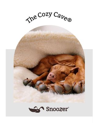 Image showing 2 th Snoozer Cozy Cave Premium Micro Suede Crate Cave Pet Bed