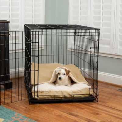 Image showing  Cozy Cave Poly Cotton Crate Cave Pet Bed