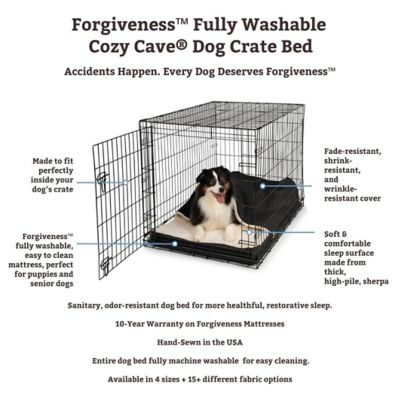 Image showing  Washable Cozy Cave Luxury Micro Suede Forgiveness Mattress Pet Bed