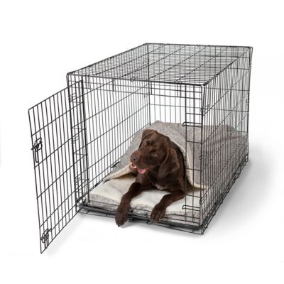 Snoozer Washable Forgiveness Crate Cozy Cave Premium Micro Suede Mattress Pet Bed