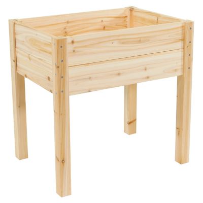 Image showing 5 th Outdoor Essentials 2.5 cu. ft. Cedar Medium Elevated Garden Planter