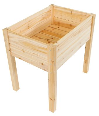Image showing 6 th Outdoor Essentials 2.5 cu. ft. Cedar Medium Elevated Garden Planter