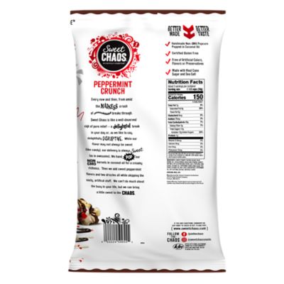 Image showing  Peppermint Crunch Drizzled Popcorn, 5.5oz