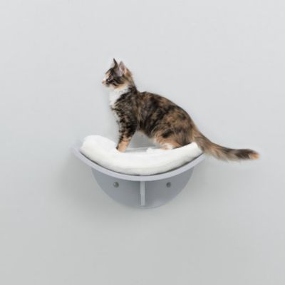 Image showing  Lorena Wall-Mounted Cat Window Perch, Gray