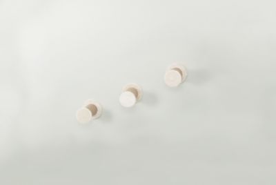 Image showing  XXL Wall-Mounted Cat Climbing Steps, Brown, 3-Pack