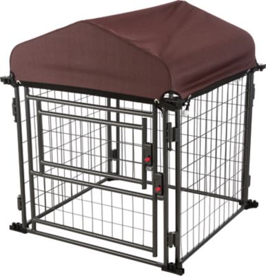 Image showing  3 ft. x 2.5 ft. x 2.5 ft. Welded Wire Deluxe Dog Kennel, Small