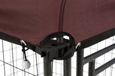 Image showing 8 th TRIXIE 3 ft. x 2.5 ft. x 2.5 ft. Welded Wire Deluxe Dog Kennel, Small