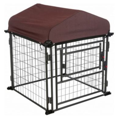 Image showing 10 th TRIXIE 3 ft. x 2.5 ft. x 2.5 ft. Welded Wire Deluxe Dog Kennel, Small