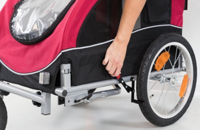 Image showing  Dog Bike Trailer Stroller Conversion Kit for Trixie Dog Bike Trailer