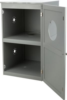Image showing  Pet Products 2-Story Furniture-Style Hidden Litter Box Enclosure and Pet Home, Gray
