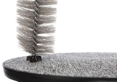 Image showing 5 th TRIXIE Cat Massager and Self Grooming Arch, Bristle Ring Brush, Carpet Base Scratcher, Cat Self Groomer