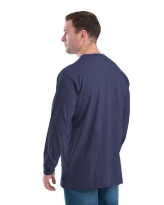 Image showing  Men's Heavyweight Long-Sleeve Henley Shirt