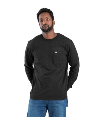 Berne Men's Work Vent Performance Long-Sleeve Pocket T-Shirt at