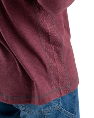 Image showing 2 th Berne Men's Work Vent Performance Long-Sleeve Pocket T-Shirt