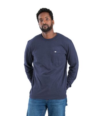 Berne Men's Work Vent Performance Long-Sleeve Pocket T-Shirt