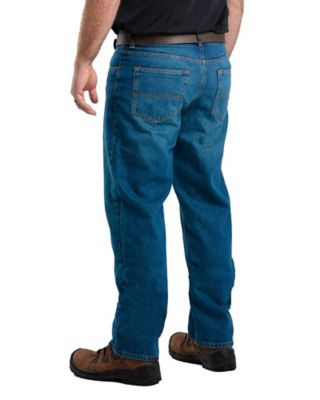Image showing  Men's Relaxed Fit Mid-Rise Straight Leg 5-Pocket Jeans