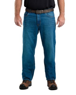 Berne Men's Relaxed Fit Mid-Rise Straight Leg 5-Pocket Jeans