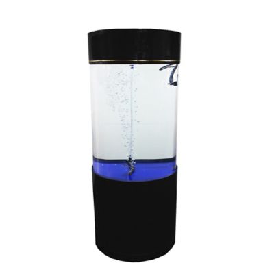 Penn-Plax Cylinder Fish Tank Aquarium with LED Light, 53 gal.