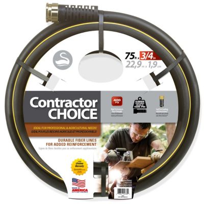 Swan 3/4 in. x 75 ft. Contractor Choice Hose