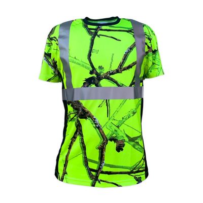 Image showing  Unisex SS360 Backwoods Camo ANSI Class 2 T-Shirt