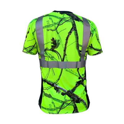 Image showing  Unisex SS360 Backwoods Camo ANSI Class 2 T-Shirt