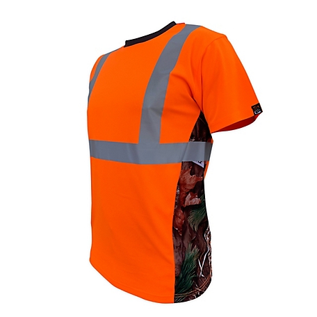 SafetyShirtz Unisex SS360 Deepwoods Camo ANSI Class 2 T-Shirt
