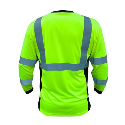 Image showing  Unisex Long-Sleeve SS360 Basic ANSI Class 3 T-Shirt with Vented Sides