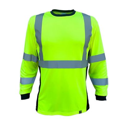 Image showing  Unisex Long-Sleeve SS360 Basic ANSI Class 3 T-Shirt with Vented Sides