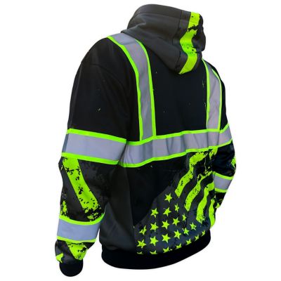 Image showing  Unisex SS360 Stealth American Grit Enhanced Visibility Zip-Up Hoodie