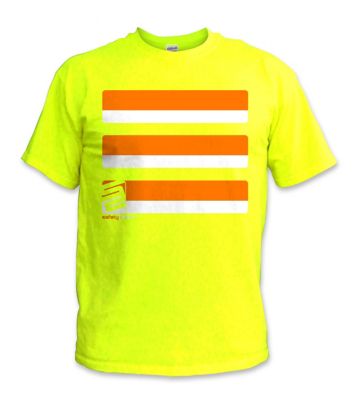 Image showing 0 th SafetyShirtz Unisex Adult High-Visibility Basic T-Shirt