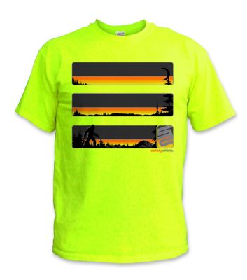 SafetyShirtz Unisex Stealth Sasquatch Reflective High-Visibility T-Shirt