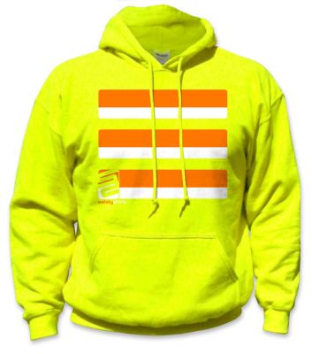 Image showing 0 th SafetyShirtz Unisex Basic High-Visibility Hoodie