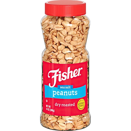Fisher Nuts Dry Roasted Peanuts, P27751
