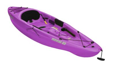 Sun Dolphin 9.5 ft. Retreat 10 Sit-on-Top Kayak, Purple, Paddle Included