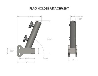 Image showing  Flag Holder Attachment