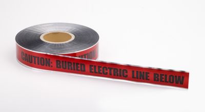 Mutual Industries 2 in. x 1,000 ft. Detectable Underground Electric Line Tape