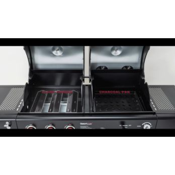 Royal Gourmet Zh3002c 3-Burner Propane GAS and Charcoal Combo Grill with Cover