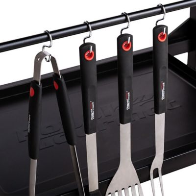 Image showing 8 th Royal Gourmet 4-Burner Portable Propane Gas Flat Top Grill and Griddle with Folding Legs, 610 sq. in., Black, GD402