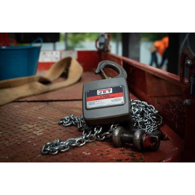 Image showing 6 th JET 1-Ton 15 ft. Lift AL100-100-15 Aluminum Hand Chain Hoist